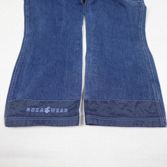Vintage Y2K Rocawear Baggy Carpenter Jeans Men's 34x32 HipHop Streetwear Denim - Picture 6 of 10